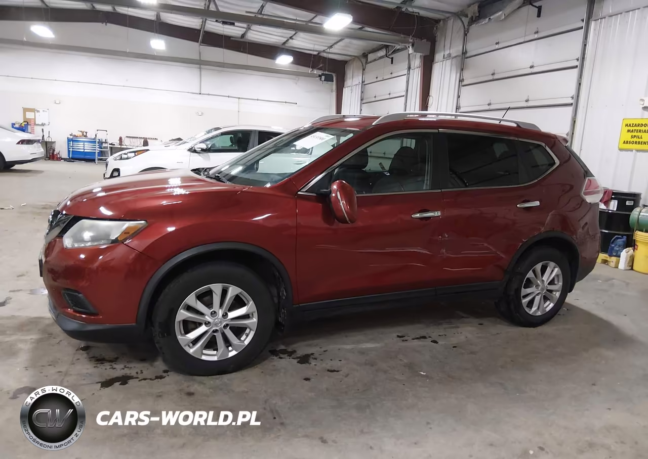 2015 Nissan Rogue Sv VIN:KNMAT2MV4FP531621 - 14