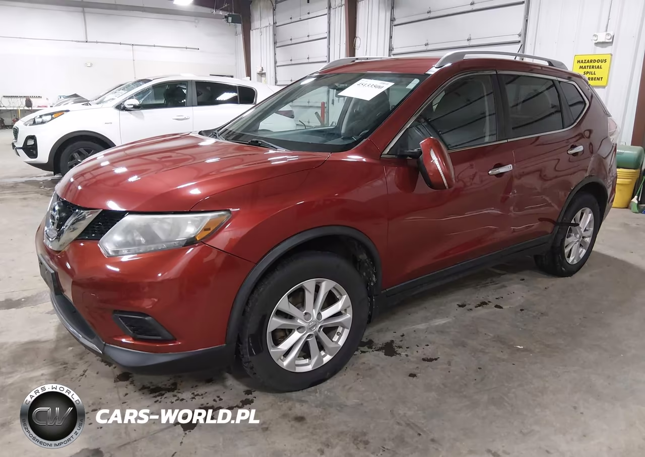 2015 Nissan Rogue Sv VIN:KNMAT2MV4FP531621 - 2