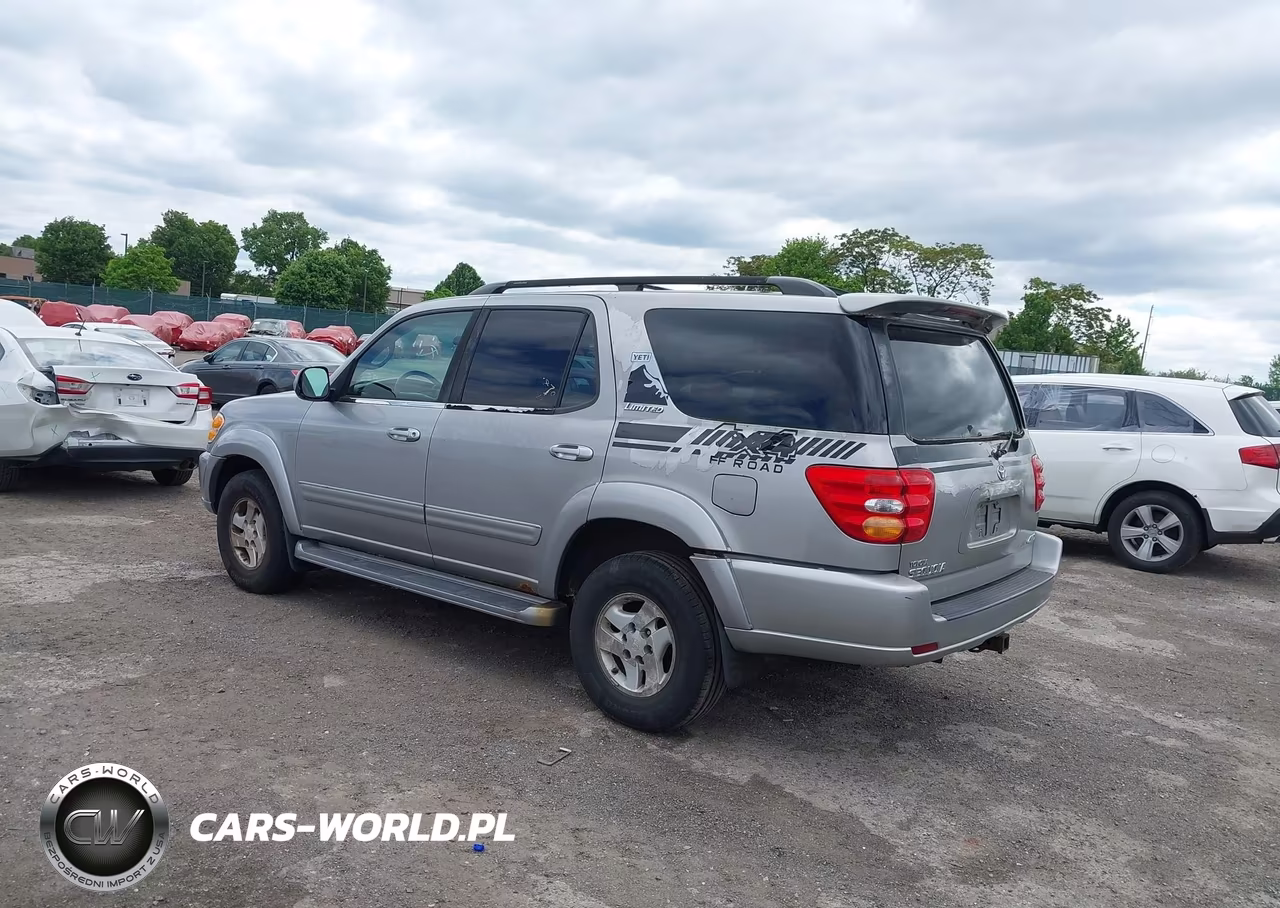 2001 Toyota Sequoia Limited V8 VIN:5TDBT48A91S009122 - 3
