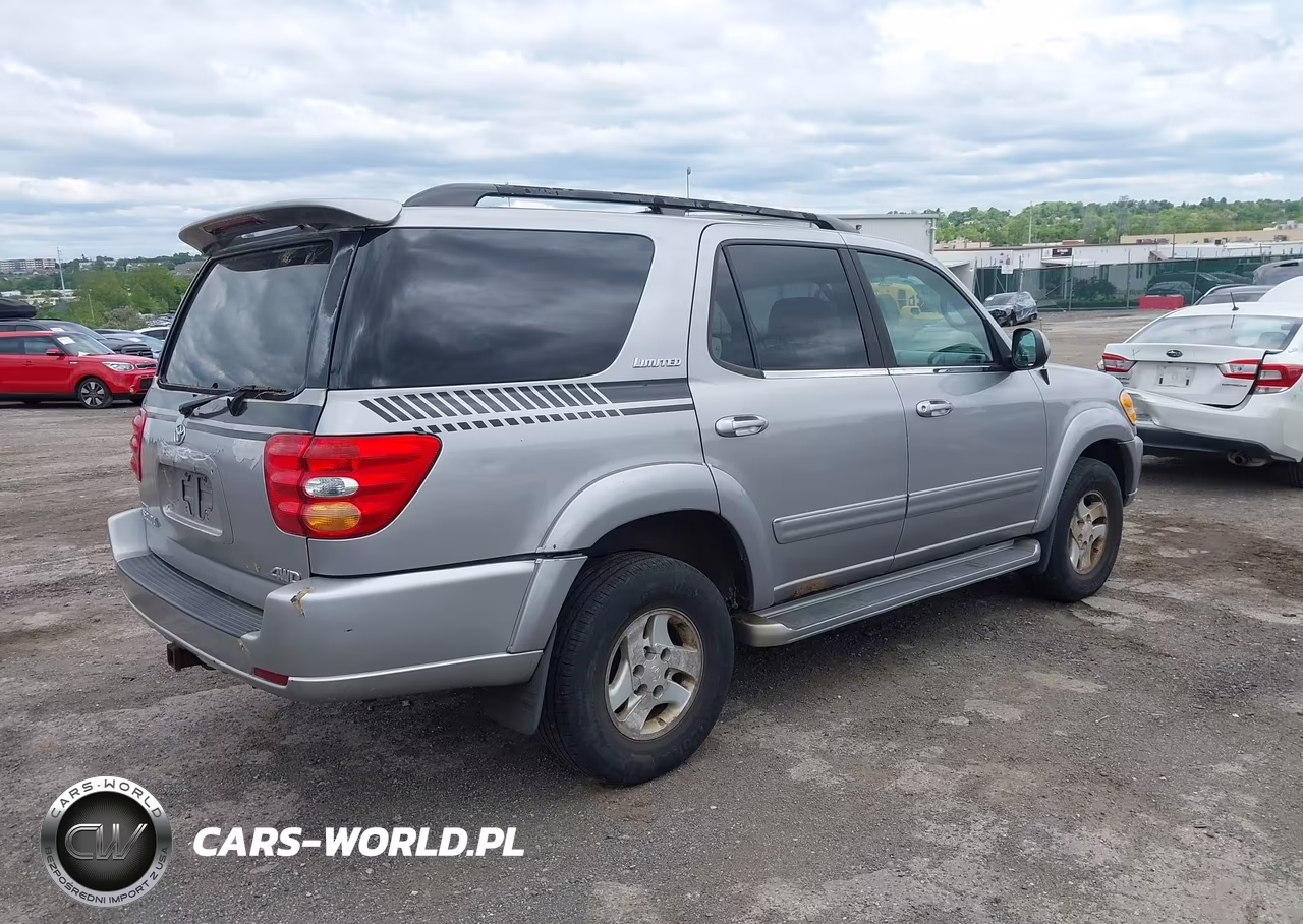 2001 Toyota Sequoia Limited V8 VIN:5TDBT48A91S009122 - 4