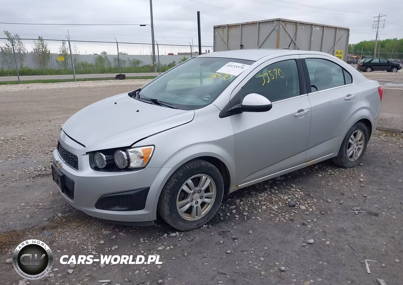 2012 Chevrolet Sonic 2Lt VIN:1G1JC5SH6C4106504 - 2