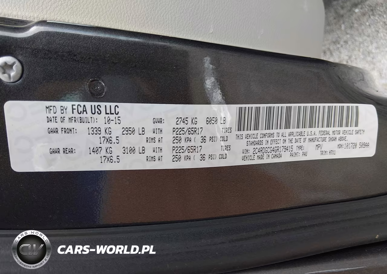 2016 Dodge Grand Caravan Sxt VIN:2C4RDGCG4GR179415 - 9