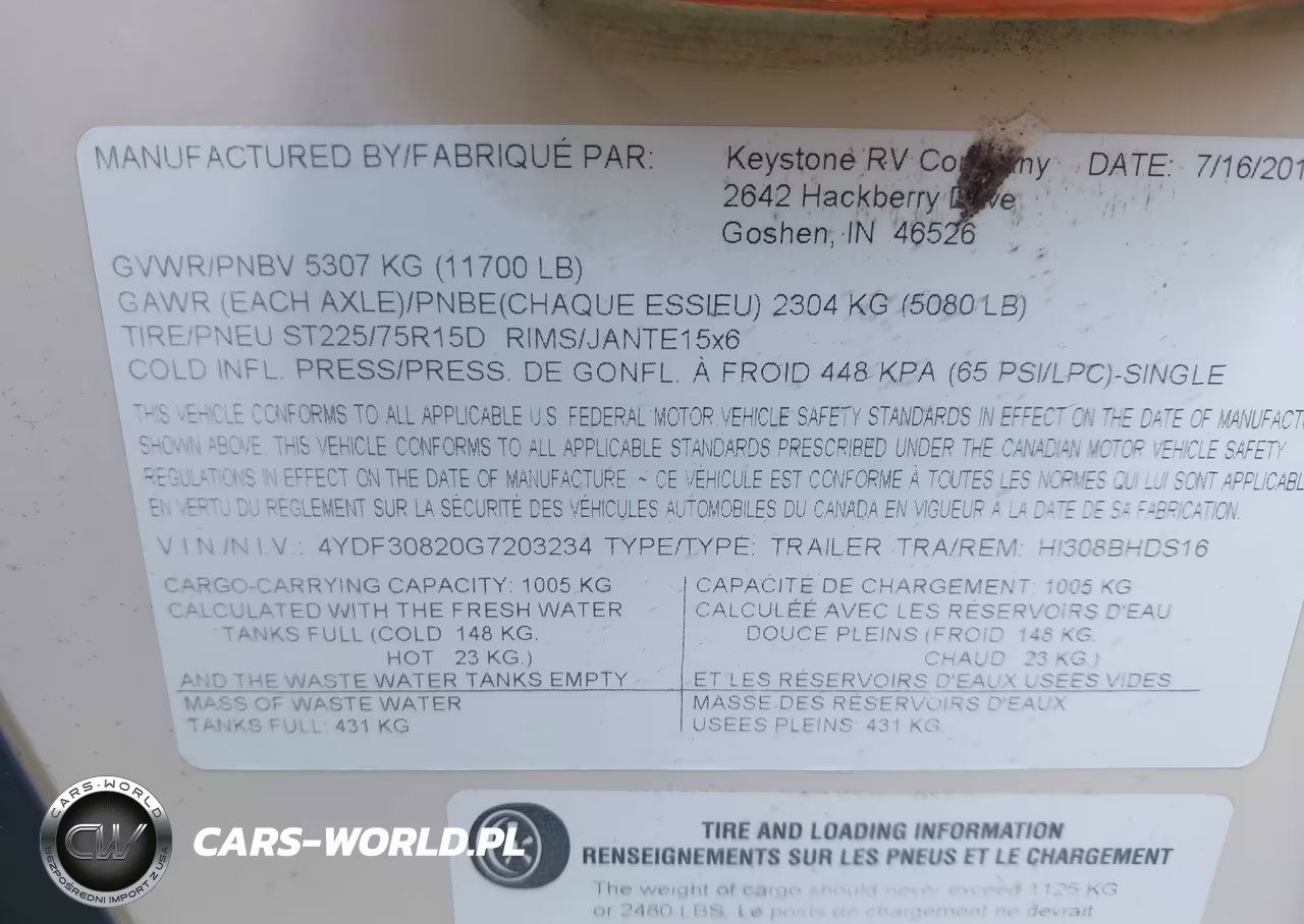 2016 Keystone Hideout 308 Bhds VIN:4YDF30820G7203234 - 9