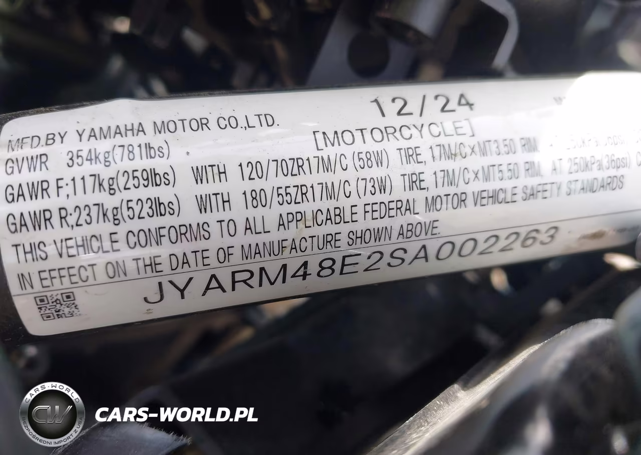2025 Yamaha Mtn690 VIN:JYARM48E2SA002263 - 10