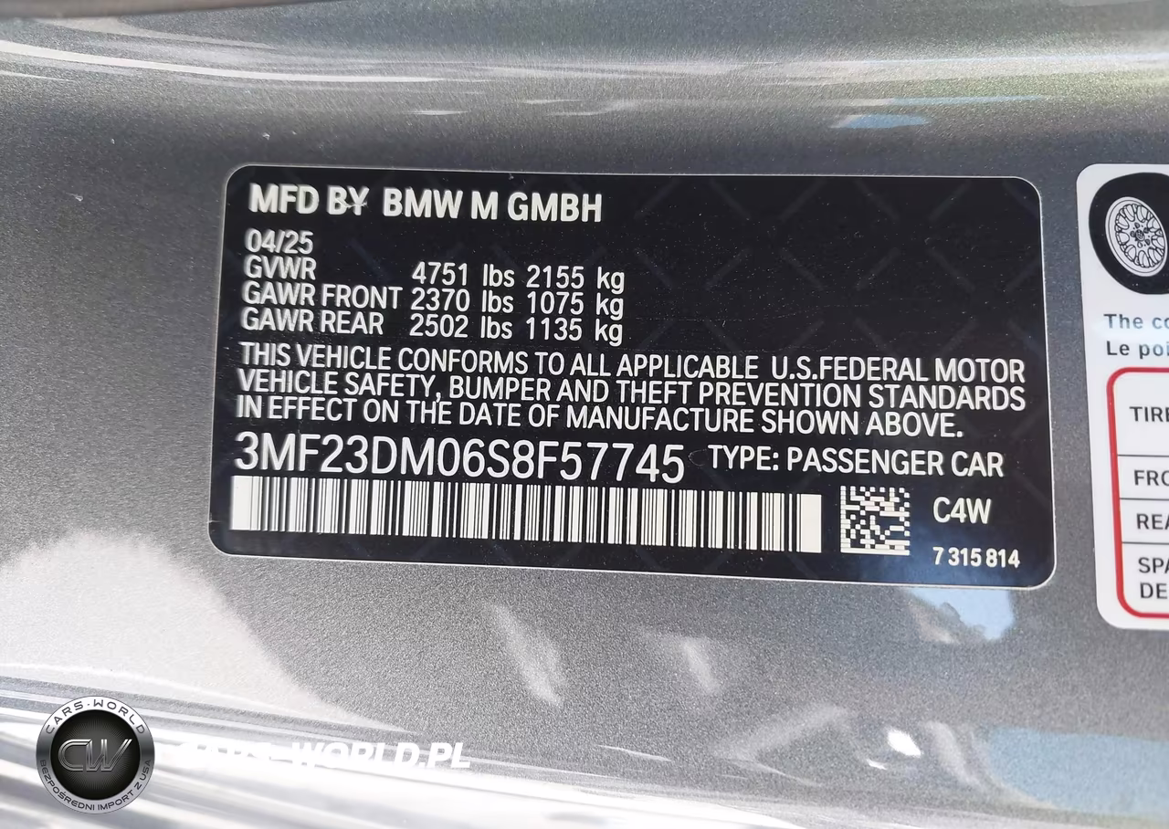 2025 BMW M2 VIN:3MF23DM06S8F57745 - 9