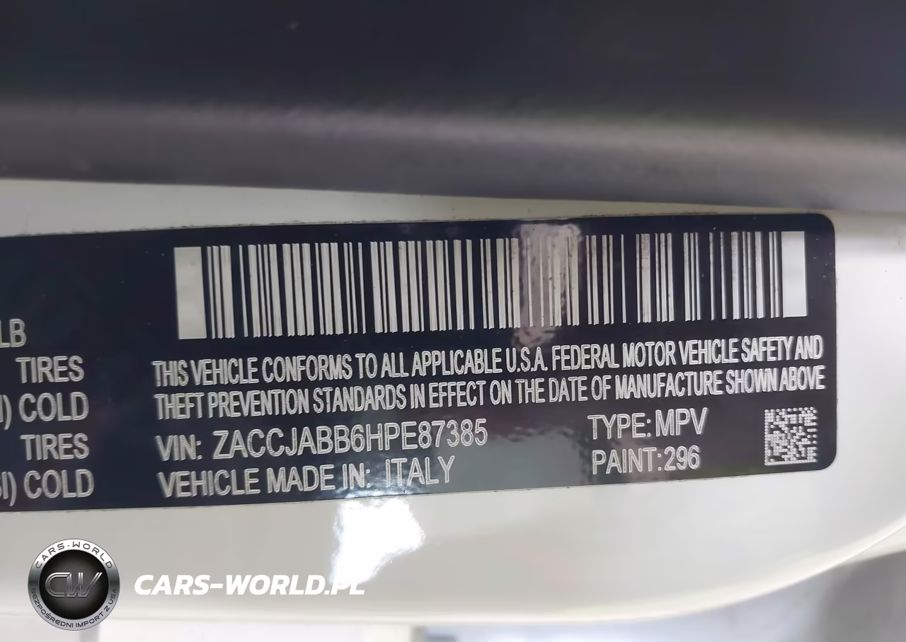 2017 Jeep Renegade Latitude Fwd VIN:ZACCJABB6HPE87385 - 9