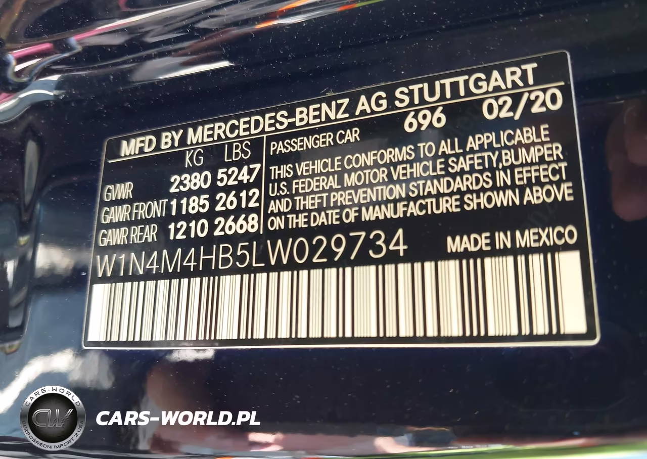 2020 Mercedes-Benz Glb 250 4Matic VIN:W1N4M4HB5LW029734 - 9