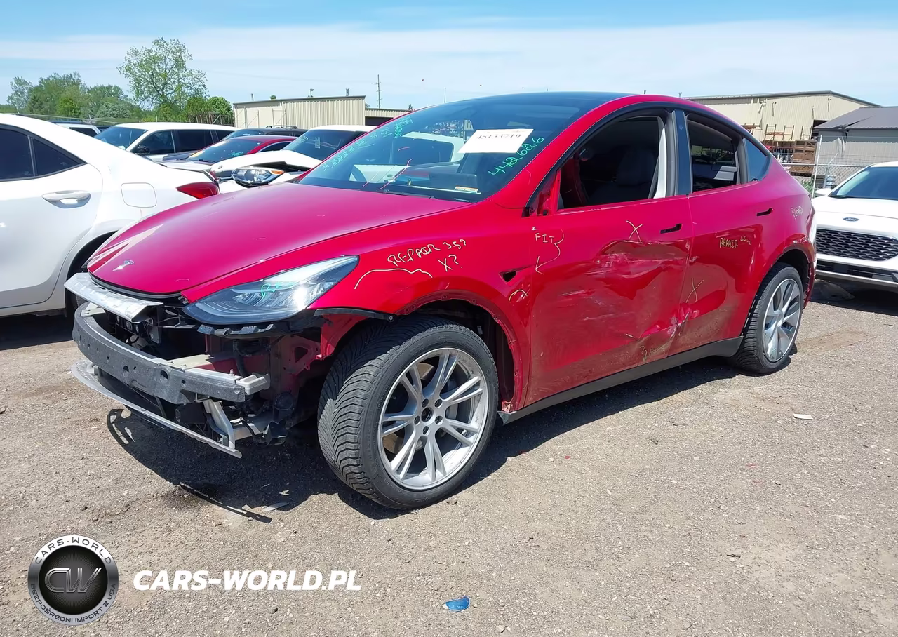 2022 Tesla Model Y Long Range Dual Motor All-Wheel Drive VIN:7SAYGDEE6NF442626 - 2