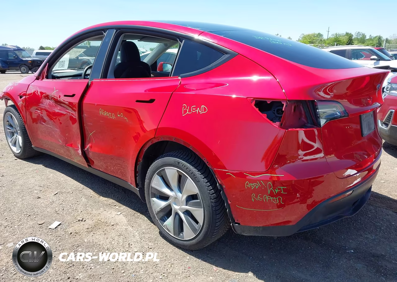 2022 Tesla Model Y Long Range Dual Motor All-Wheel Drive VIN:7SAYGDEE6NF442626 - 3