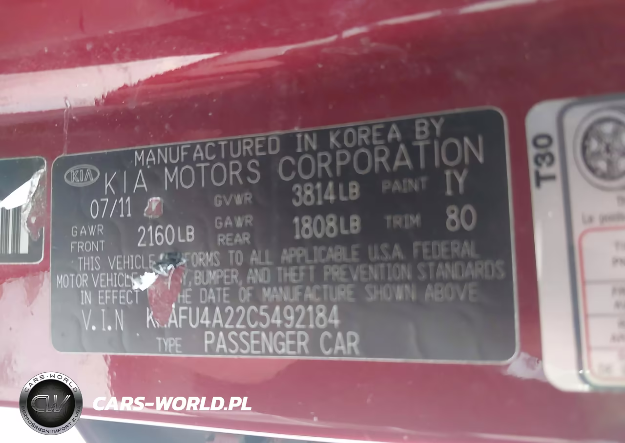 2012 Kia Forte Ex VIN:KNAFU4A22C5492184 - 9