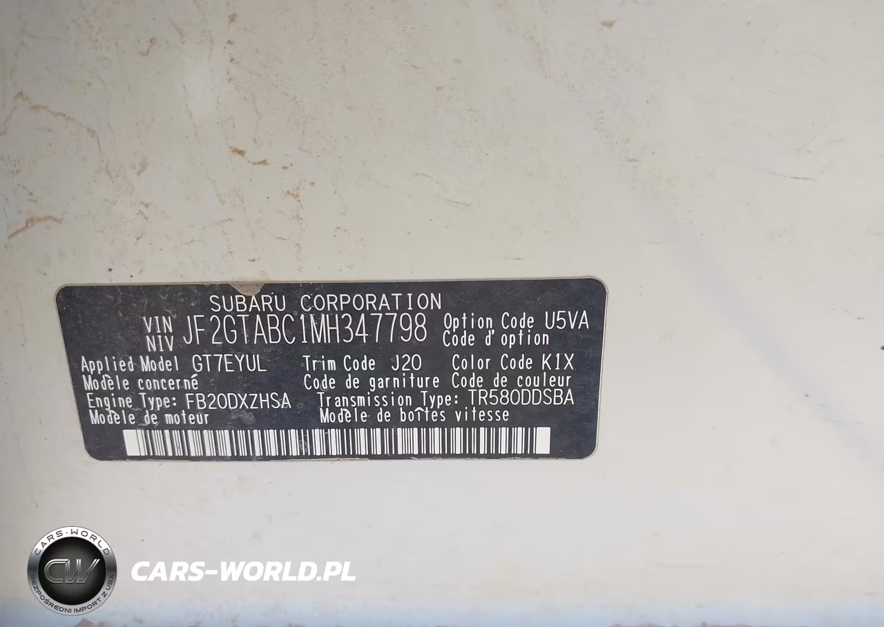 2021 Subaru Crosstrek VIN:JF2GTABC1MH347798 - 9