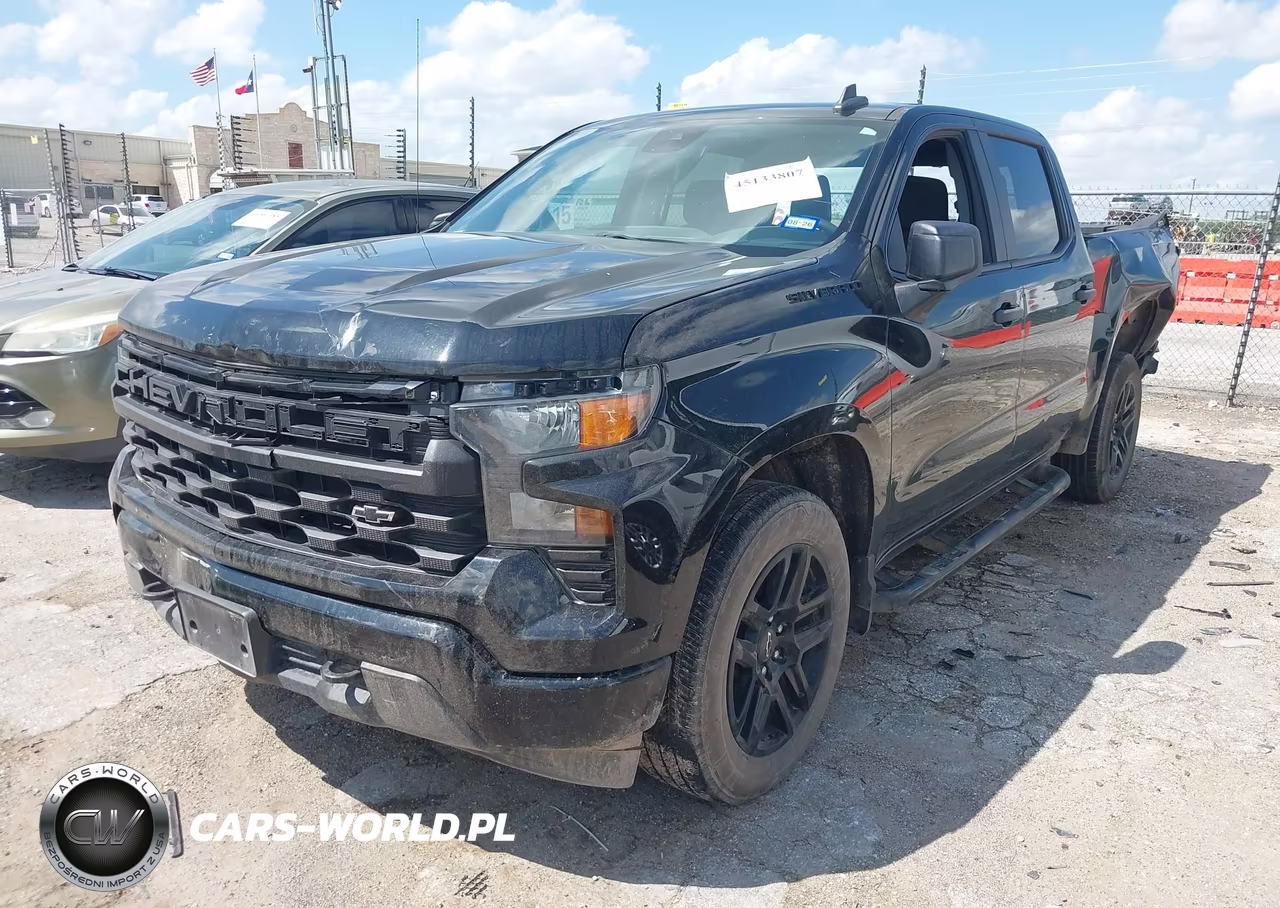 2023 Chevrolet Silverado 1500 2Wd Short Bed Custom VIN:3GCPABEK0PG165523 - 2