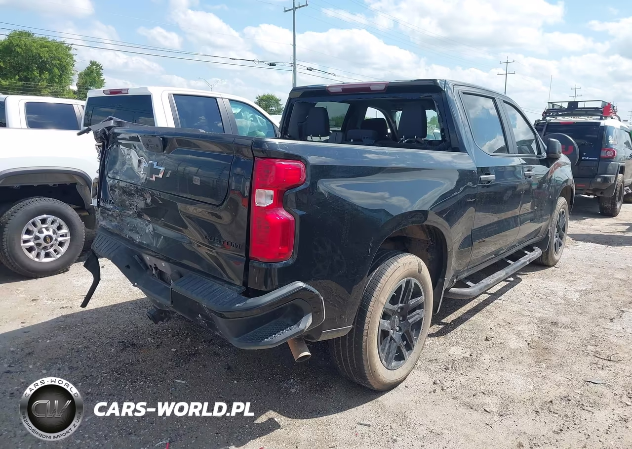 2023 Chevrolet Silverado 1500 2Wd Short Bed Custom VIN:3GCPABEK0PG165523 - 4