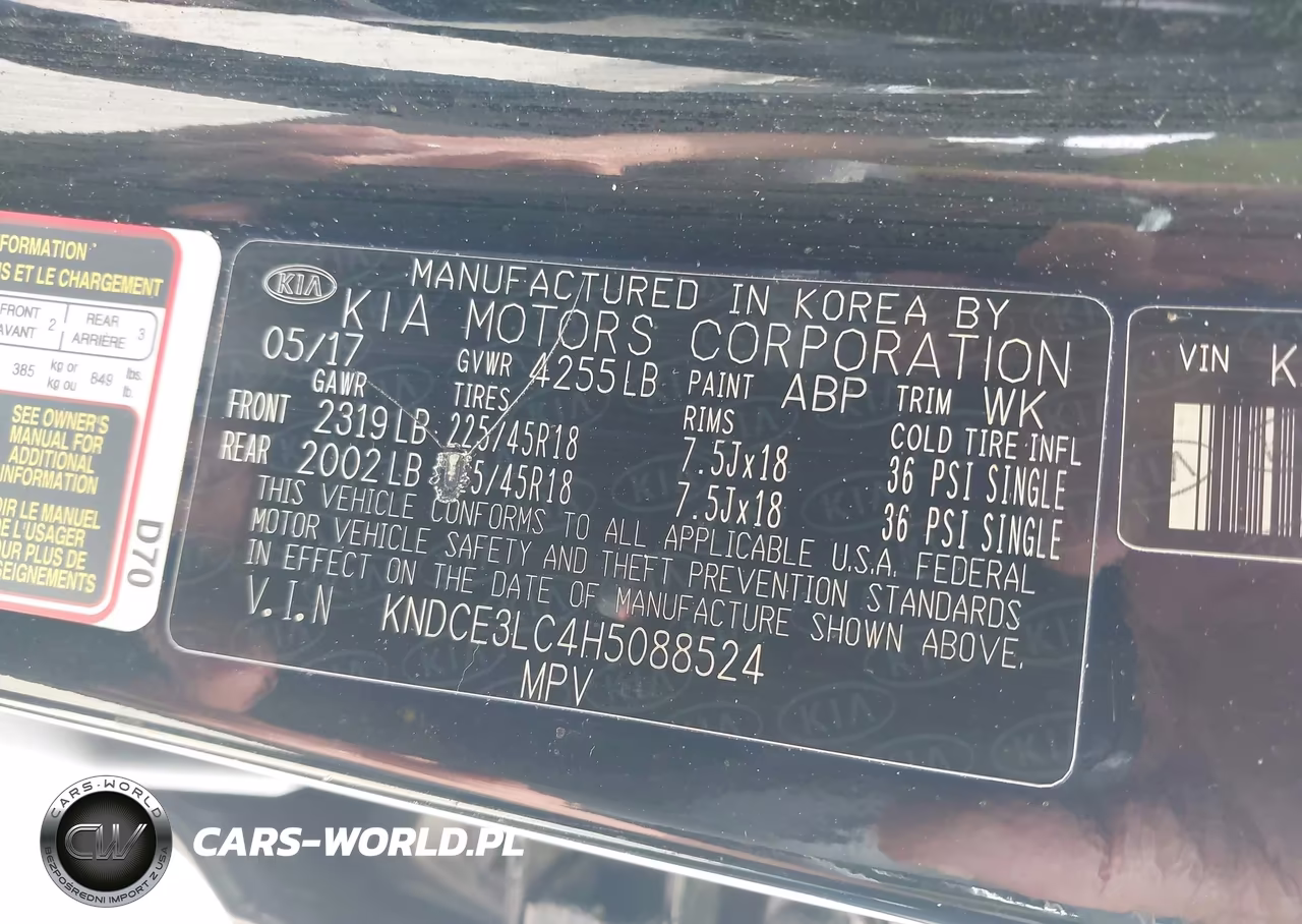 2017 Kia Niro Touring VIN:KNDCE3LC4H5088524 - 9
