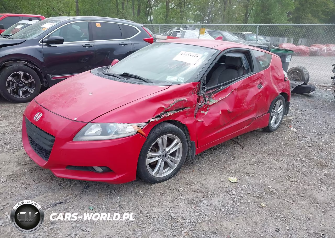 2012 Honda Cr-Z Ex VIN:JHMZF1D66CS002496 - 2