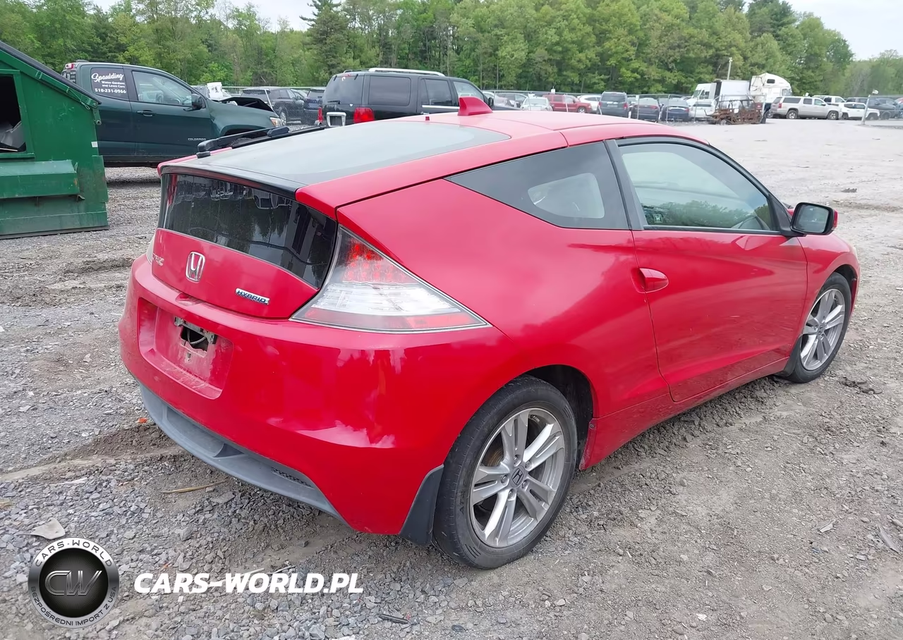 2012 Honda Cr-Z Ex VIN:JHMZF1D66CS002496 - 4