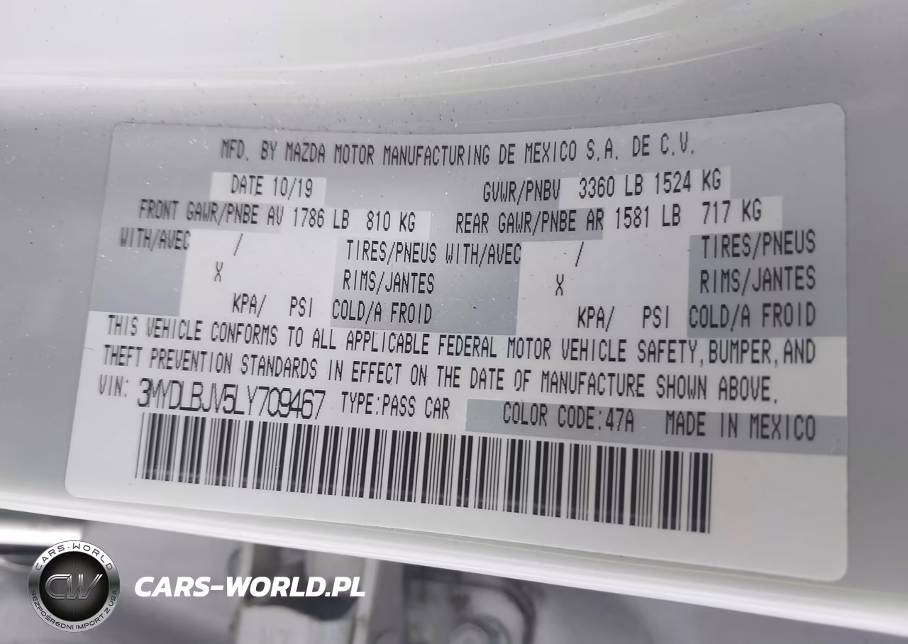 2020 Toyota Yaris Le VIN:3MYDLBJV5LY709467 - 9