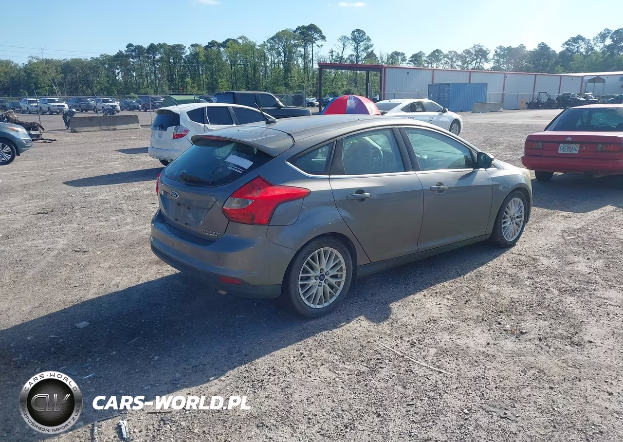 2014 Ford Focus Titanium VIN:1FADP3N29EL448015 - 4