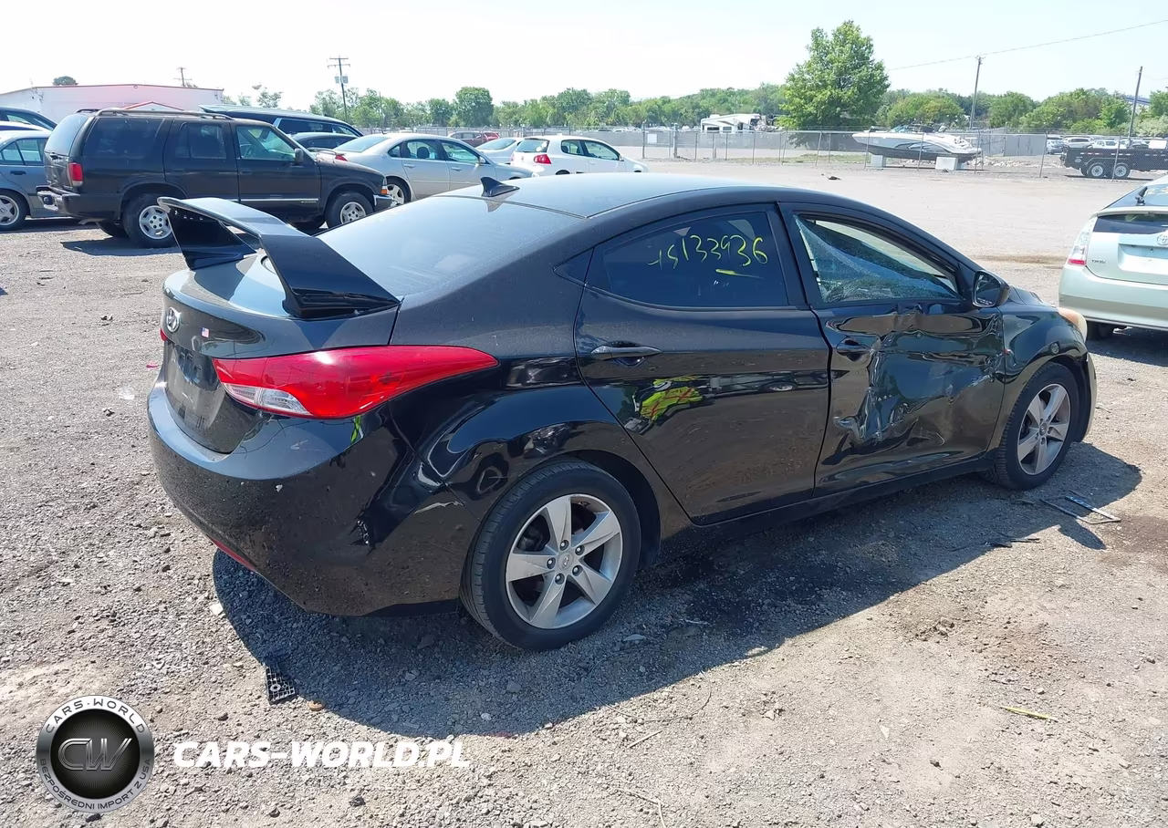 2011 Hyundai Elantra Gls (Ulsan Plant) VIN:KMHDH4AE4BU159431 - 4