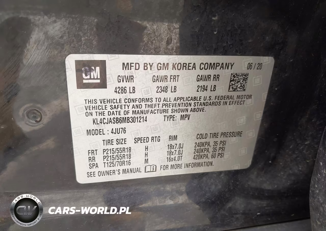 2021 Buick Encore Fwd Preferred VIN:KL4CJASB6MB301214 - 9