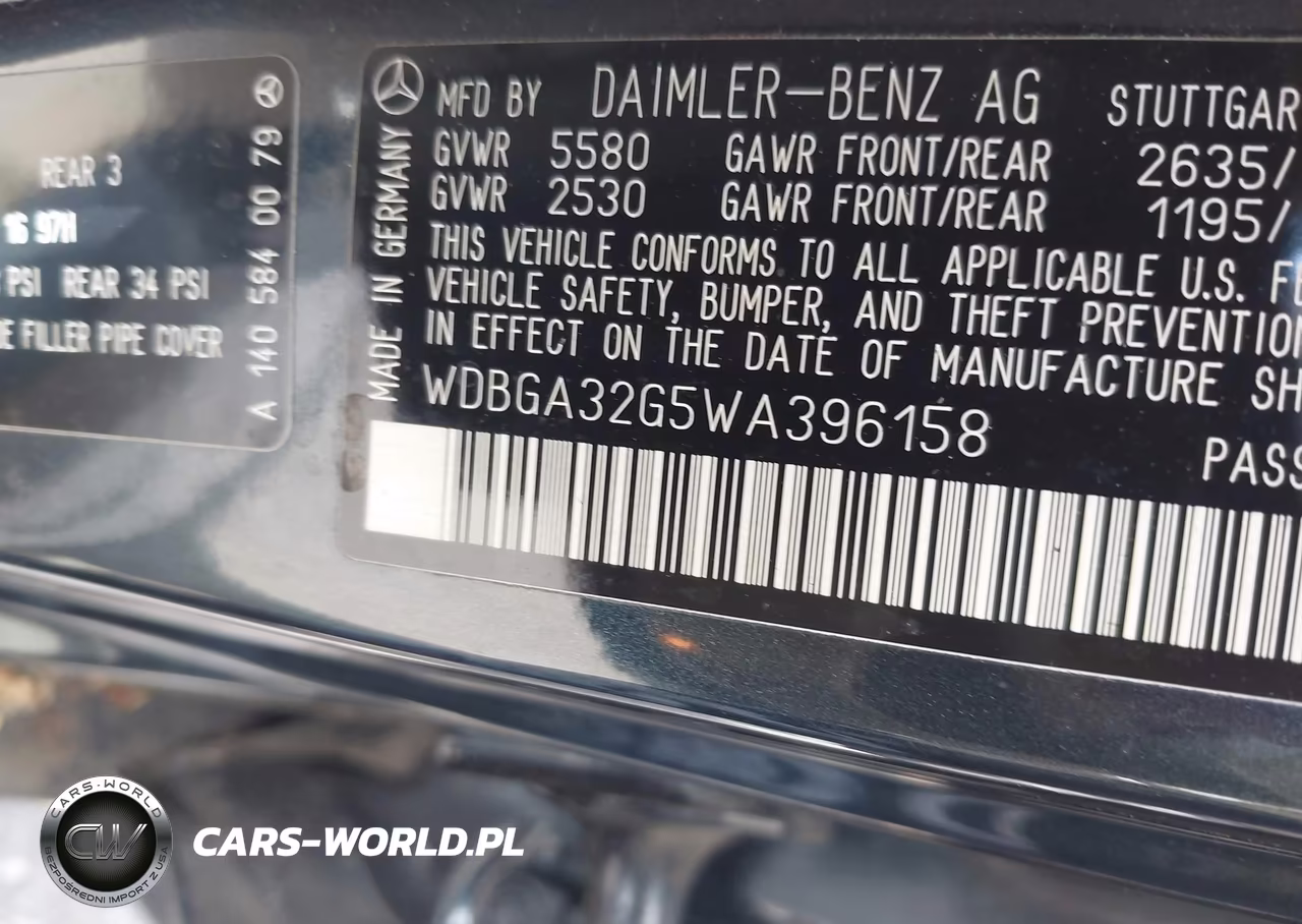1998 Mercedes-Benz S 320 VIN:WDBGA32G5WA396158 - 9