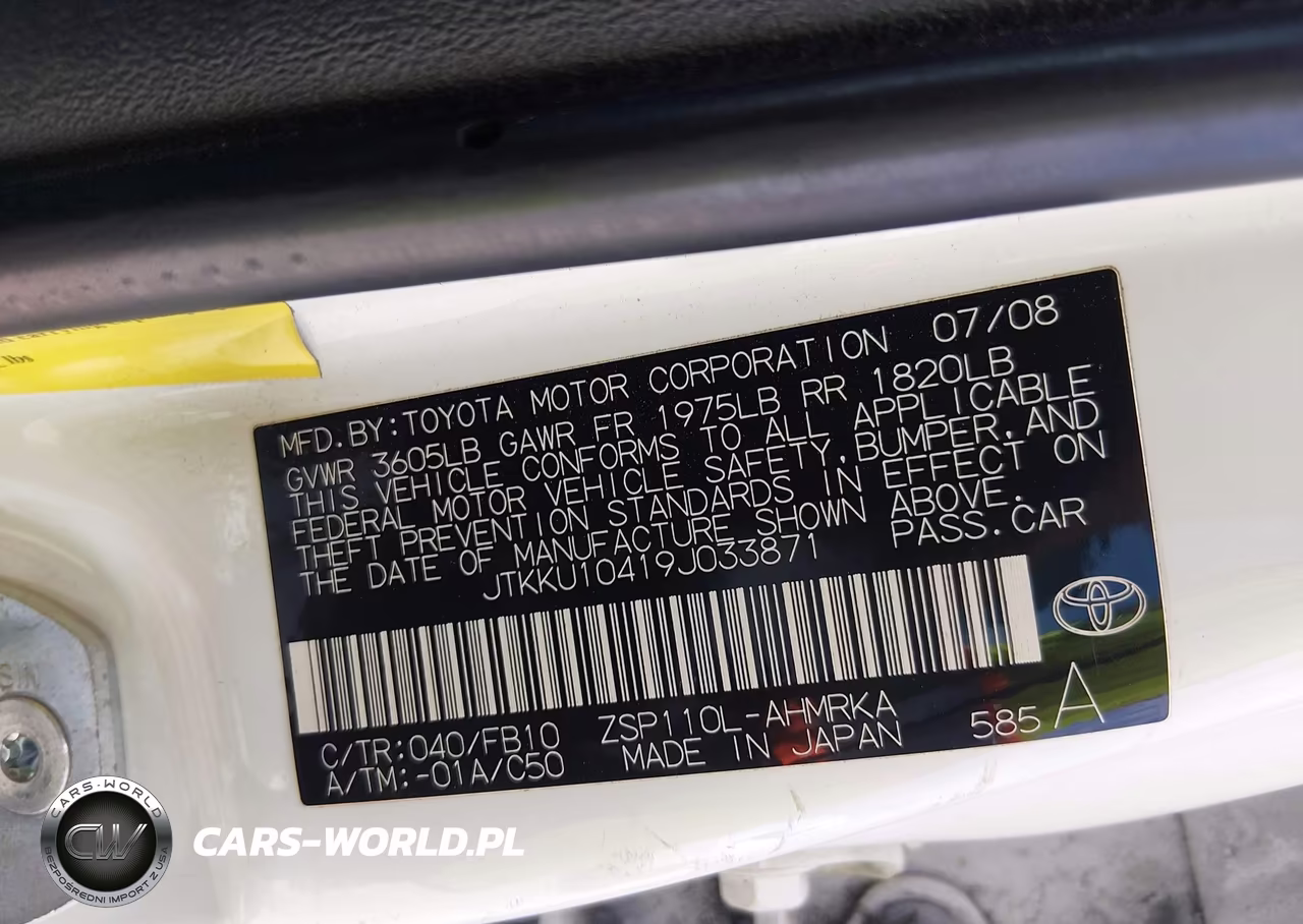 2009 Scion Xd VIN:JTKKU10419J033871 - 9