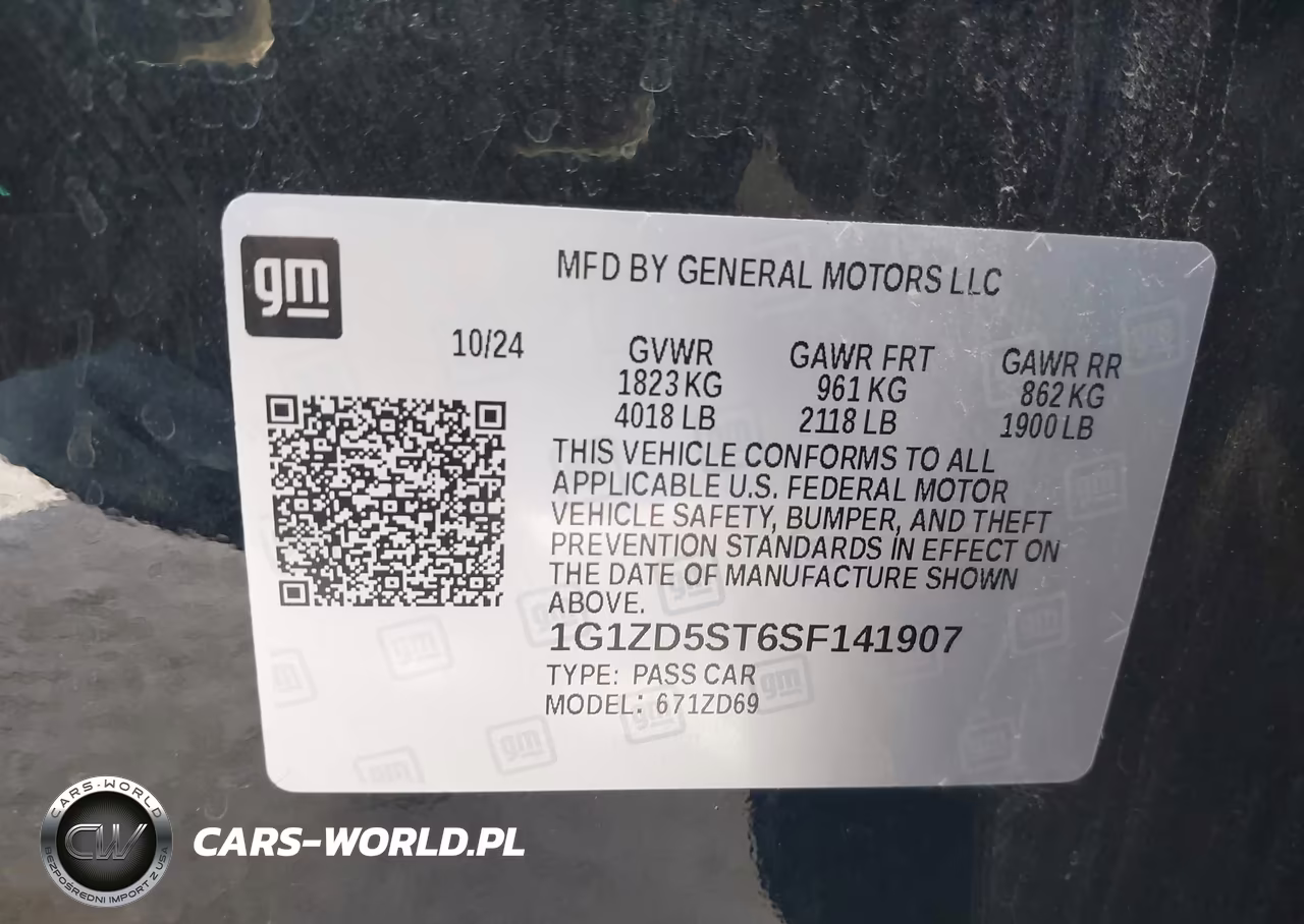 2025 Chevrolet Malibu Fwd 1Lt VIN:1G1ZD5ST6SF141907 - 9