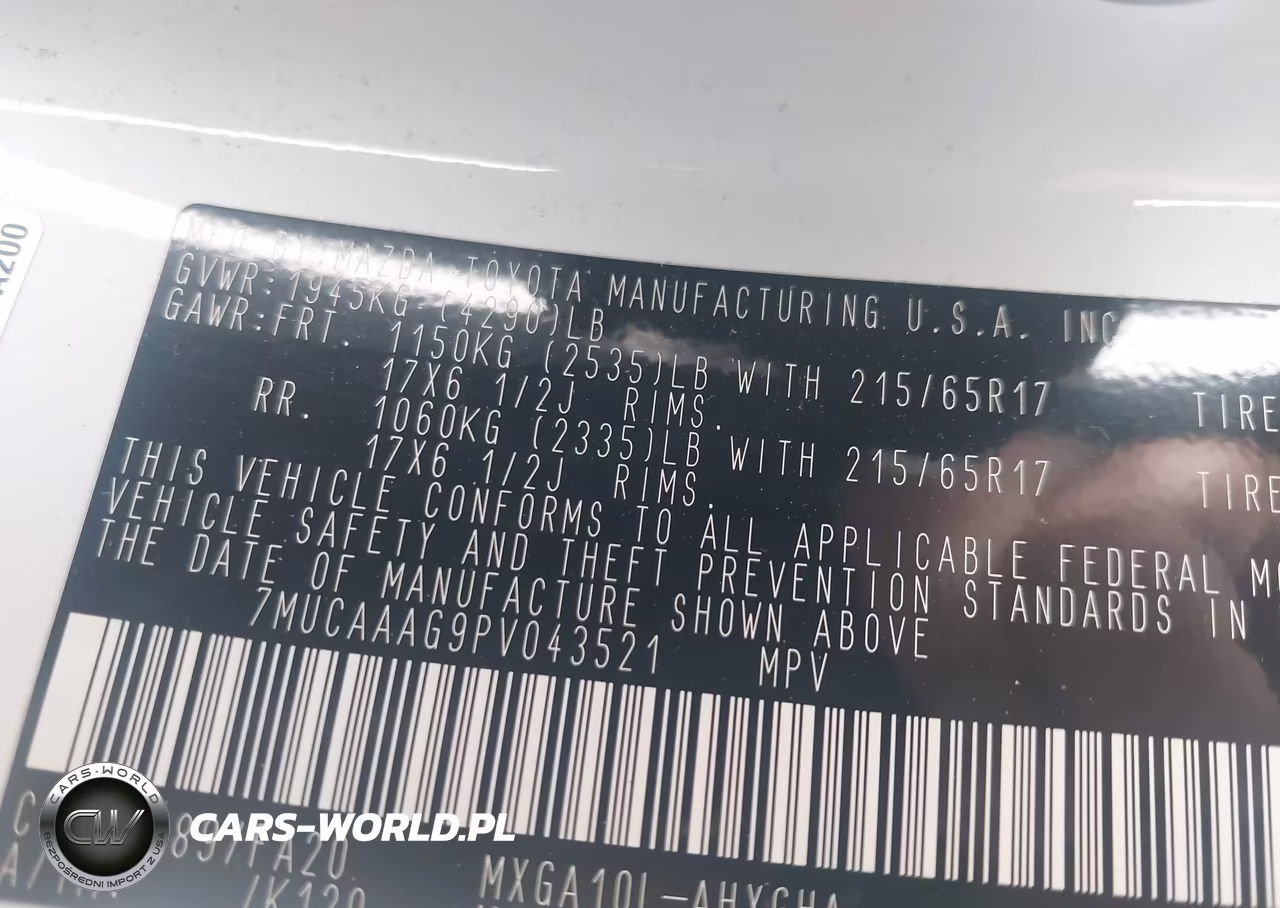 2023 Toyota Corolla Cross Le VIN:7MUCAAAG9PV043521 - 9