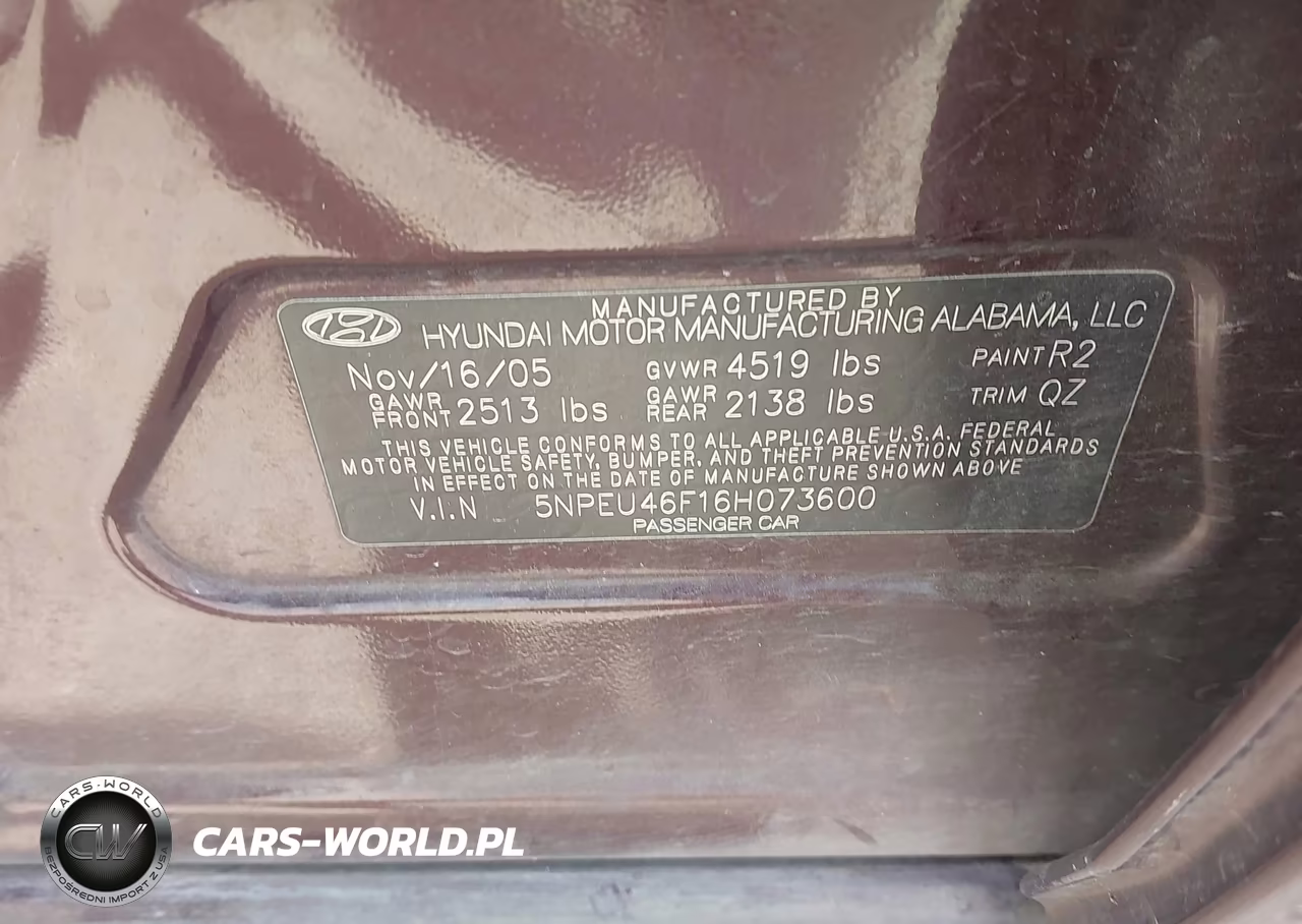 2006 Hyundai Sonata Gls V6-Lx V6 VIN:5NPEU46F16H073600 - 9