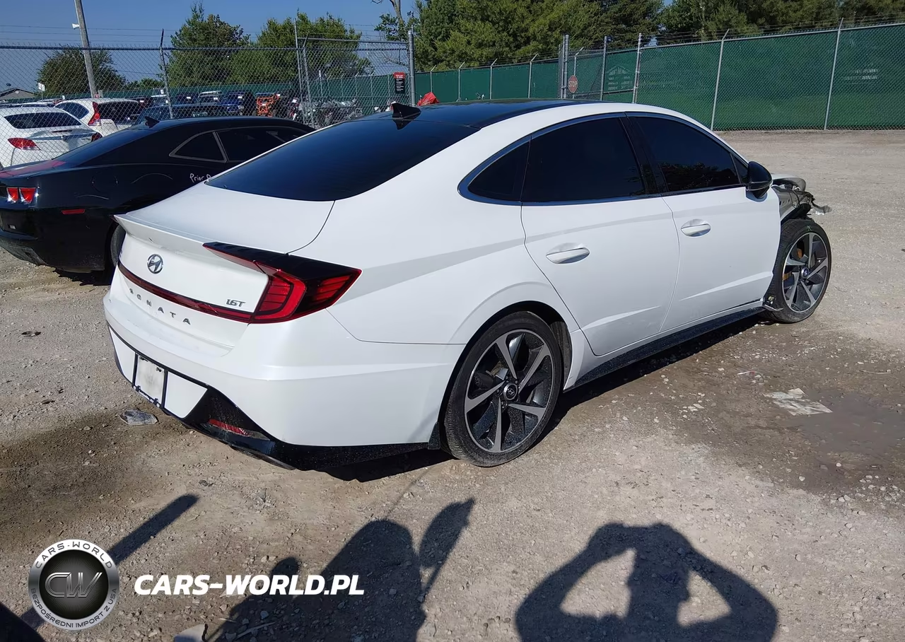 2021 Hyundai Sonata Sel Plus VIN:5NPEJ4J21MH120019 - 4