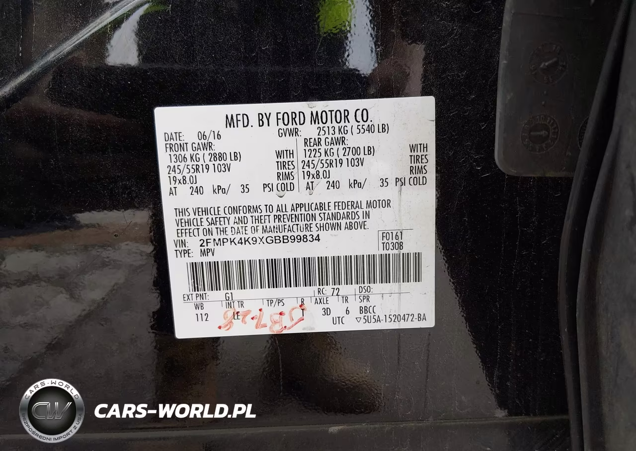 2016 Ford Edge Titanium VIN:2FMPK4K9XGBB99834 - 9
