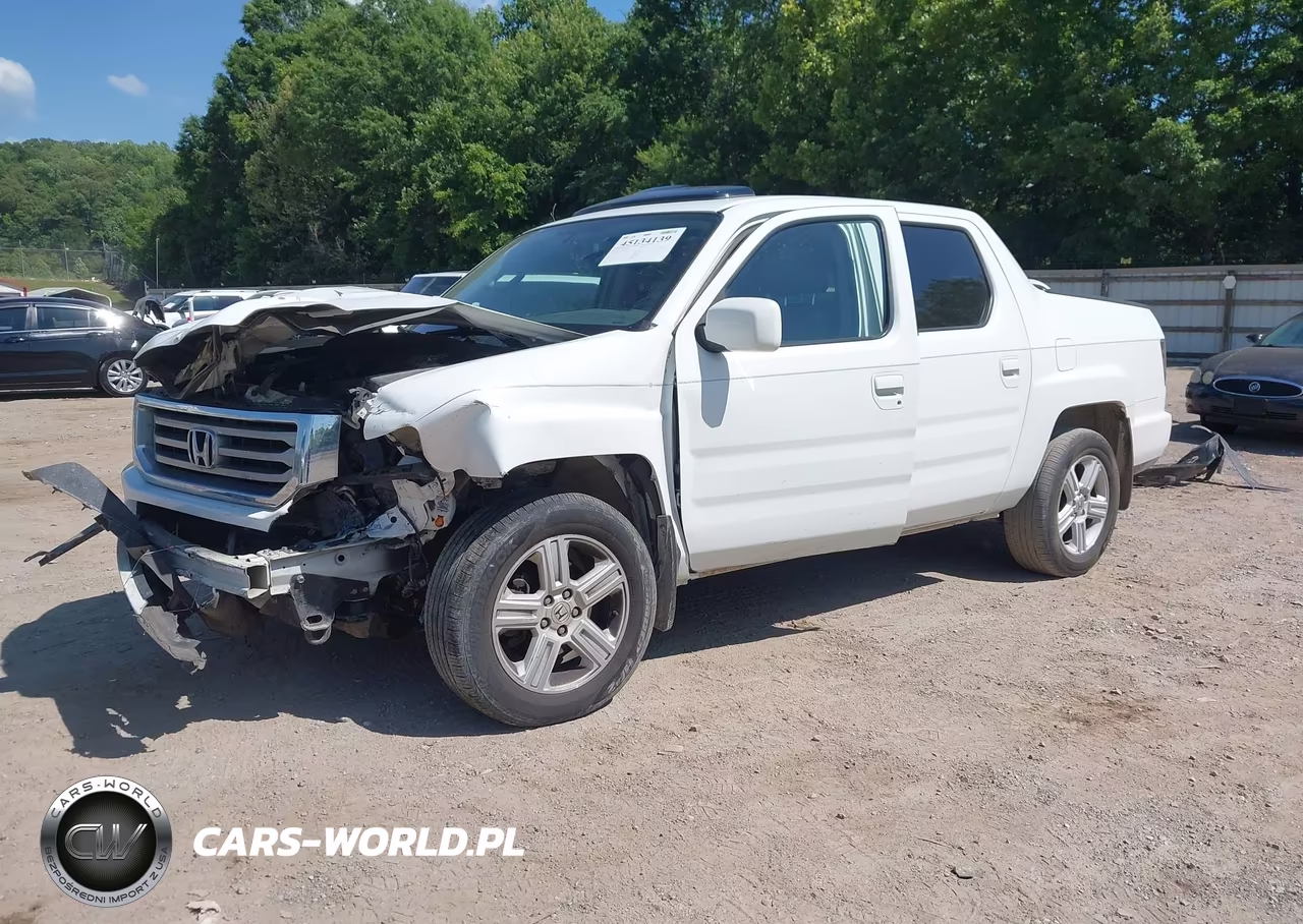 2014 Honda Ridgeline Rtl VIN:5FPYK1F53EB002475 - 2