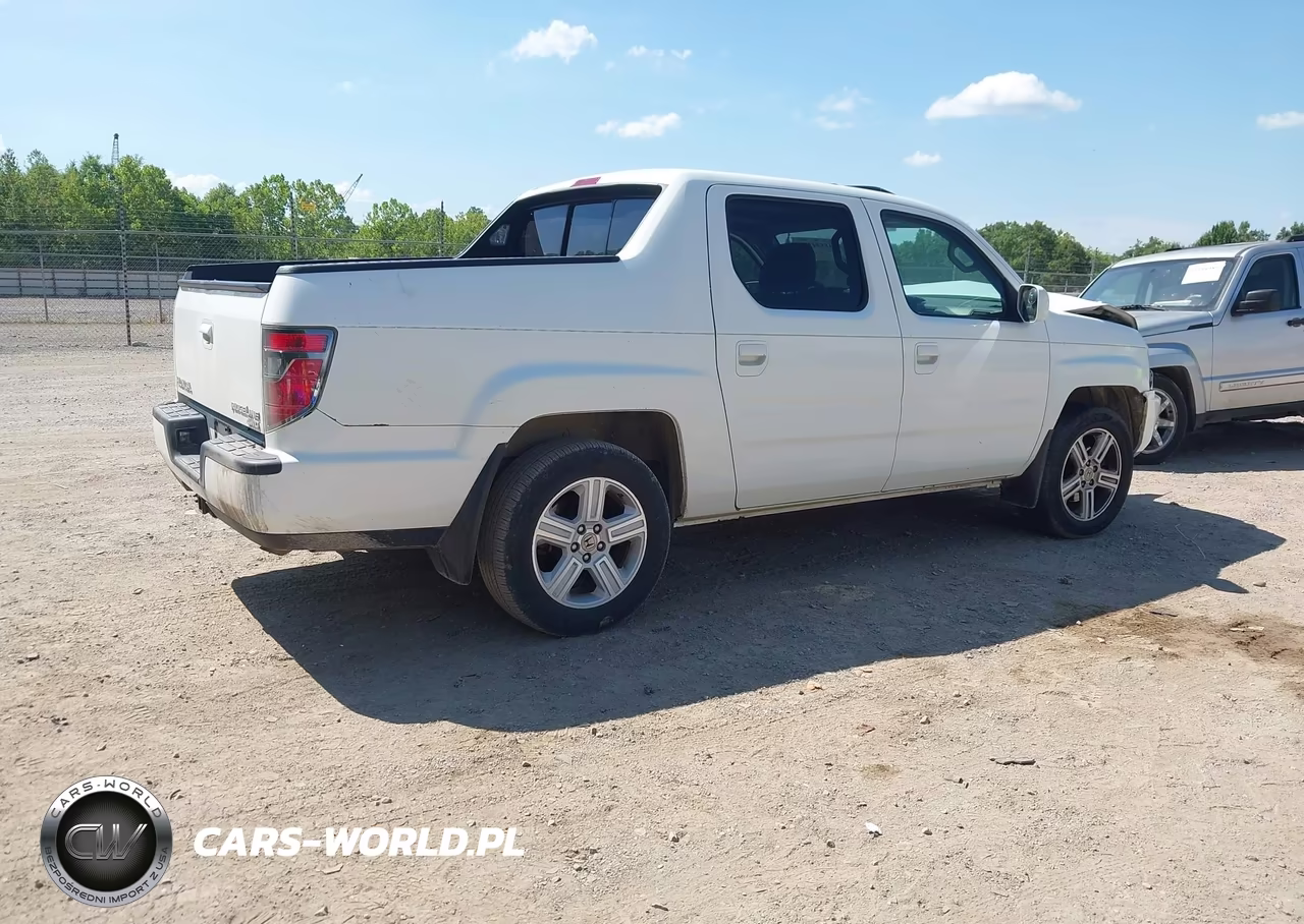 2014 Honda Ridgeline Rtl VIN:5FPYK1F53EB002475 - 4
