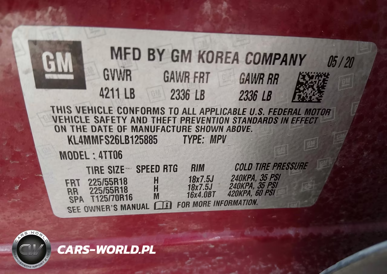 2020 Buick Encore Gx Fwd Essence VIN:KL4MMFS26LB125885 - 9