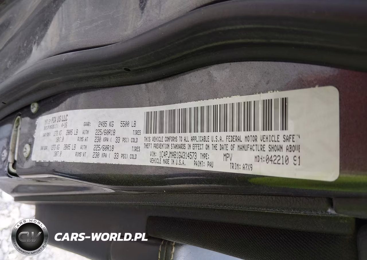 2016 Jeep Cherokee Altitude VIN:1C4PJMAB1GW314573 - 9