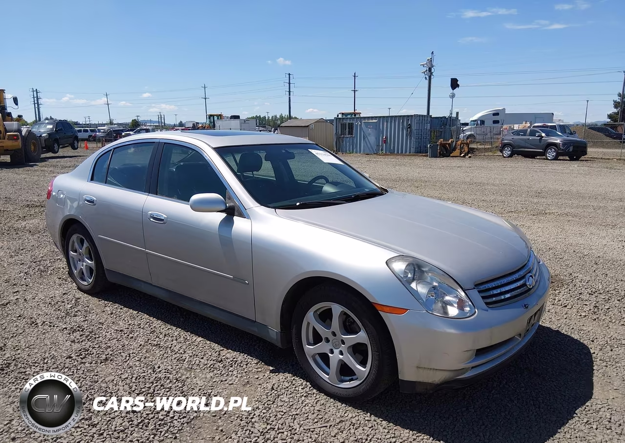 2003 Infiniti G35 Base W-6 Speed Manual