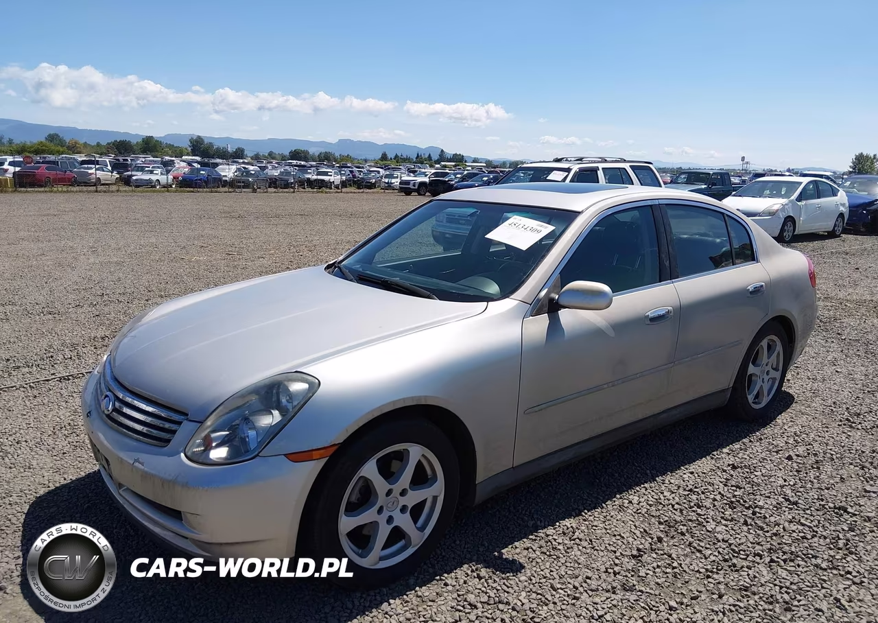 2003 Infiniti G35 Base W-6 Speed Manual VIN:JNKCV51E73M012339 - 2