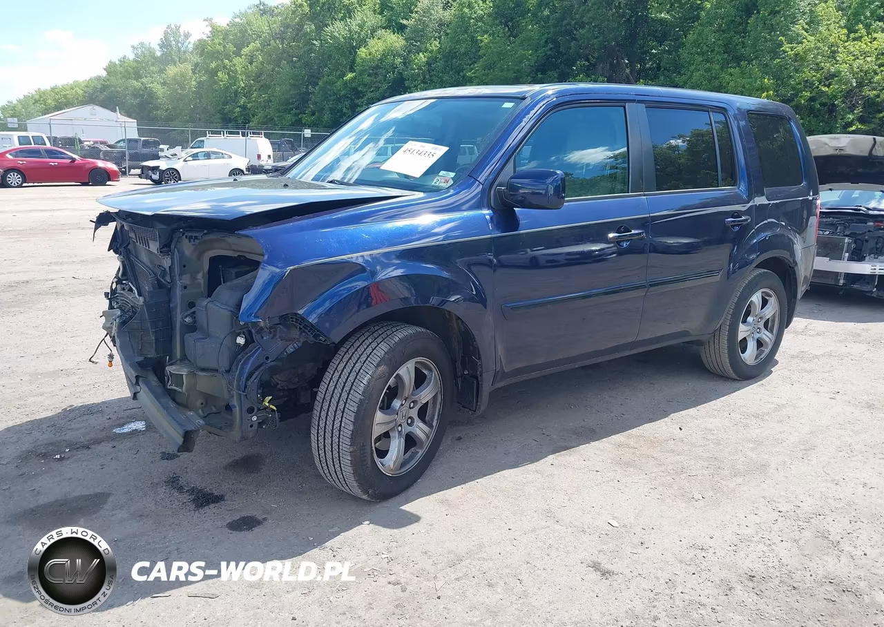 2014 Honda Pilot Ex-L VIN:5FNYF4H57EB014916 - 2