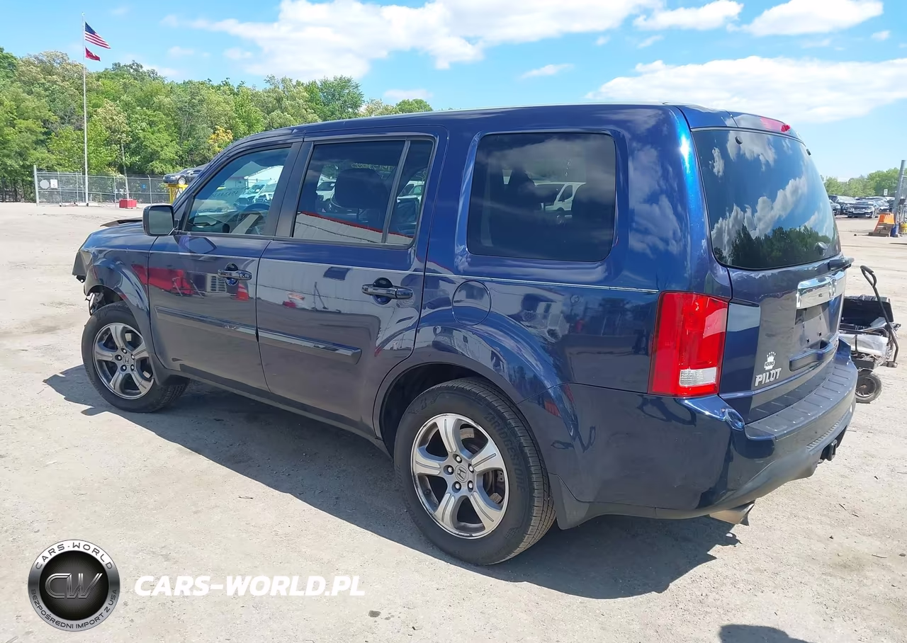 2014 Honda Pilot Ex-L VIN:5FNYF4H57EB014916 - 3