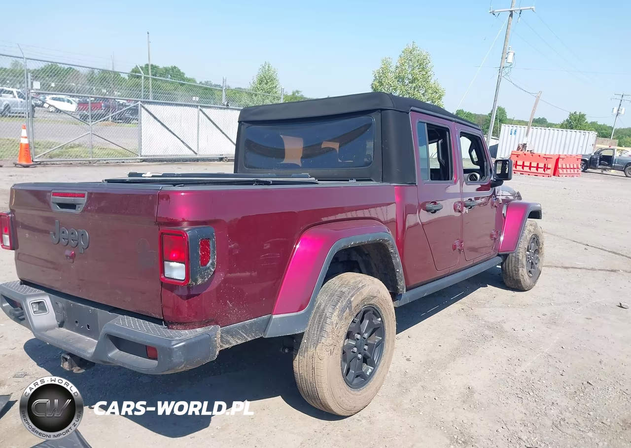 2021 Jeep Gladiator Willys 4X4 VIN:1C6HJTAGXML584366 - 4