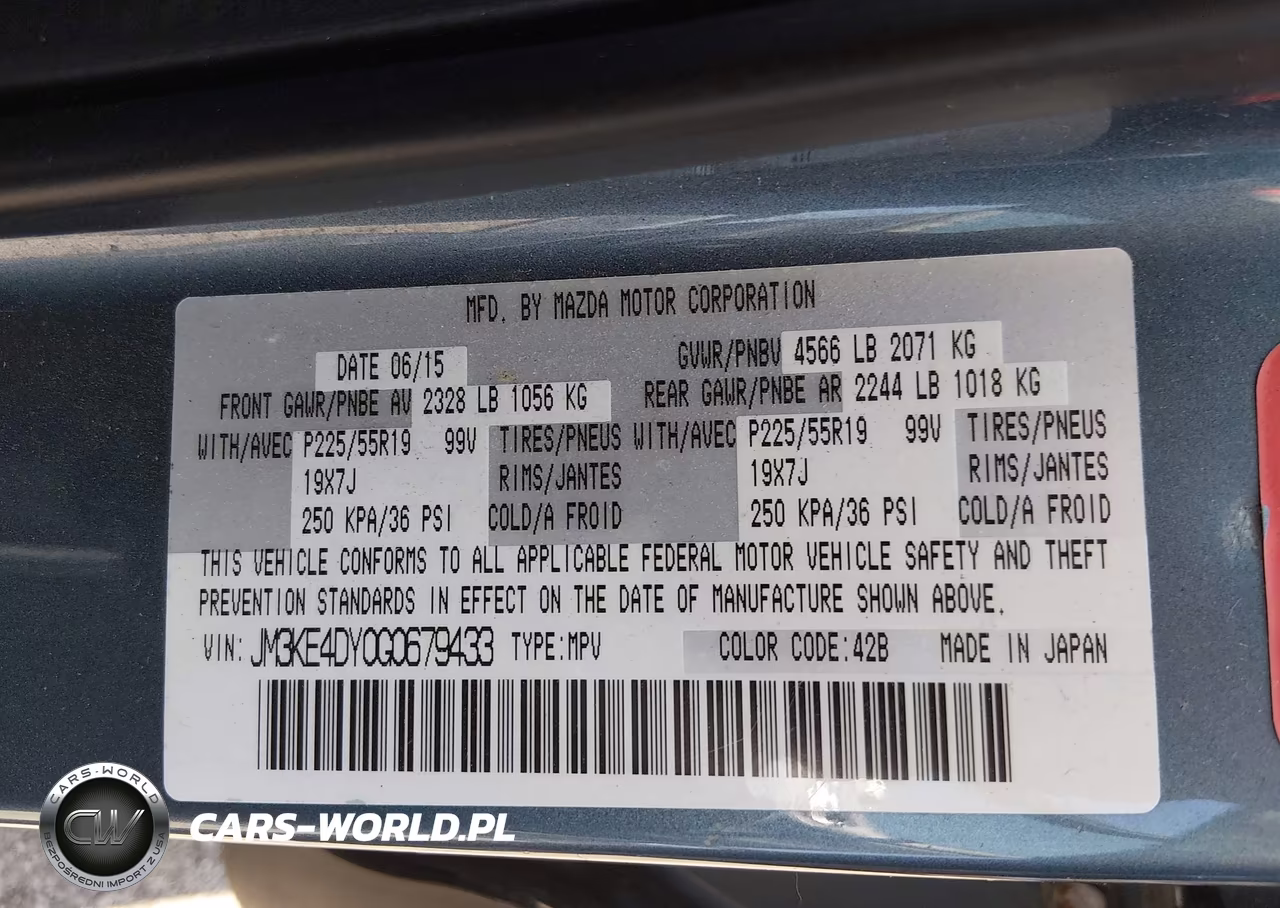 2016 Mazda Cx-5 Grand Touring VIN:JM3KE4DY0G0679433 - 9