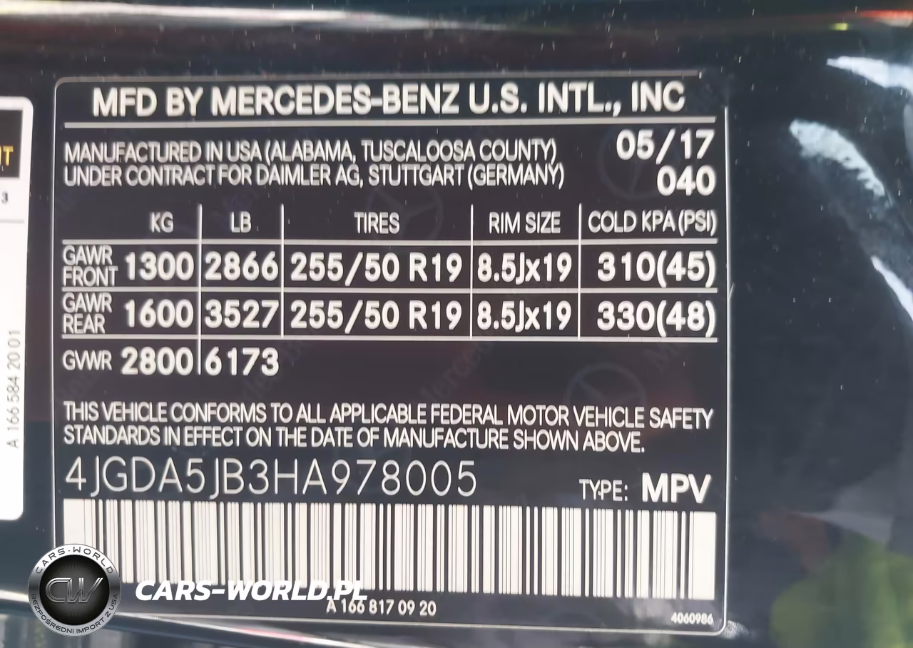 2017 Mercedes-Benz Gle 350 VIN:4JGDA5JB3HA978005 - 9