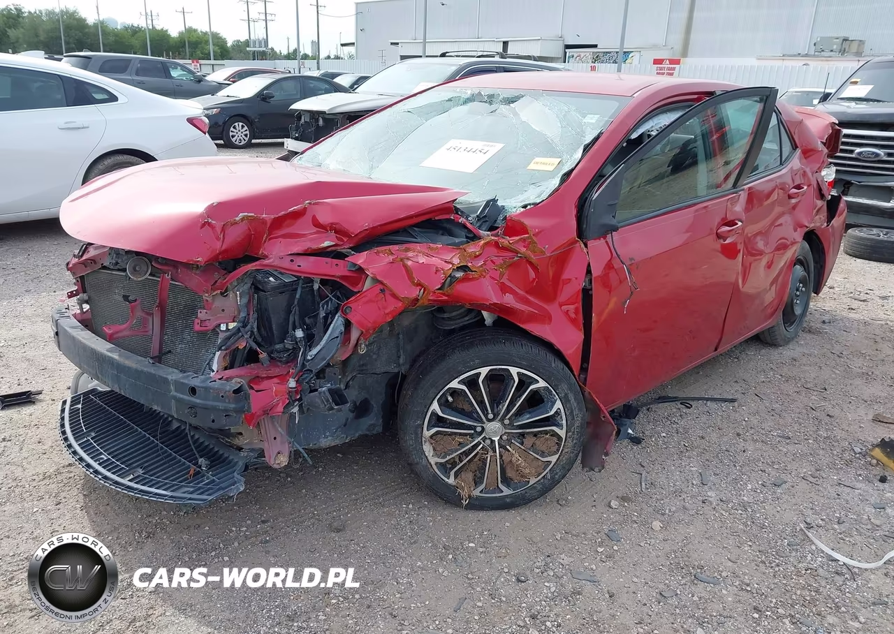 2016 Toyota Corolla S Plus VIN:5YFBURHE2GP526504 - 2