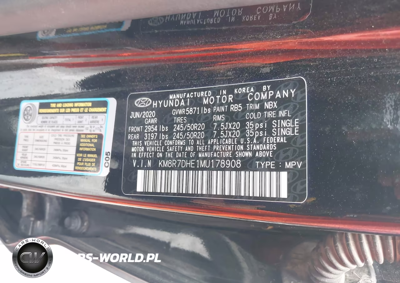 2021 Hyundai Palisade Calligraphy VIN:KM8R7DHE1MU178908 - 9