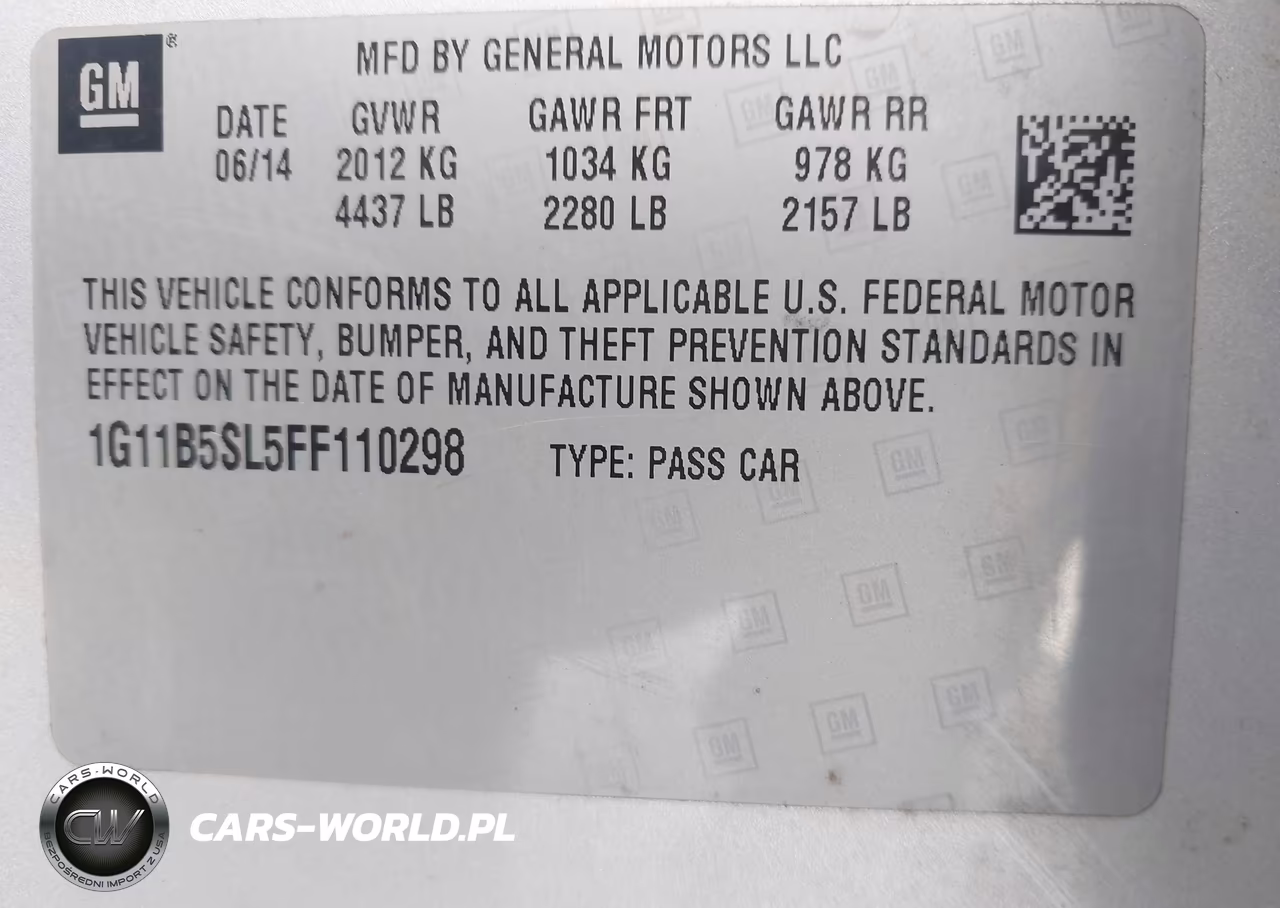 2015 Chevrolet Malibu Ls VIN:1G11B5SL5FF110298 - 9