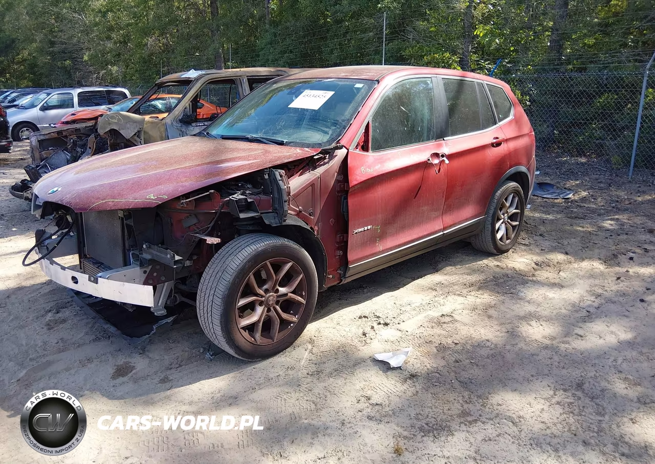 2013 BMW X3 xDrive35I VIN:5UXWX7C5XDL980717 - 2
