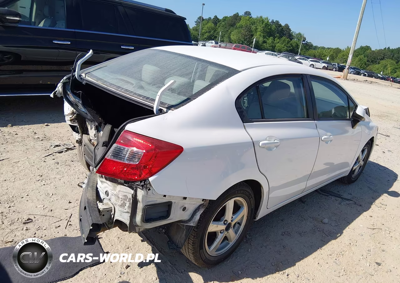2012 Honda Civic Lx VIN:2HGFB2F57CH580688 - 4