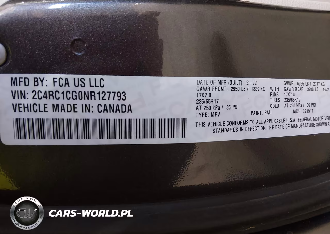 2022 Chrysler Voyager Lx VIN:2C4RC1CG0NR127793 - 9