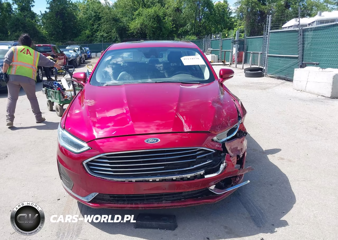 2019 Ford Fusion Hybrid Sel VIN:3FA6P0MUXKR146997 - 12