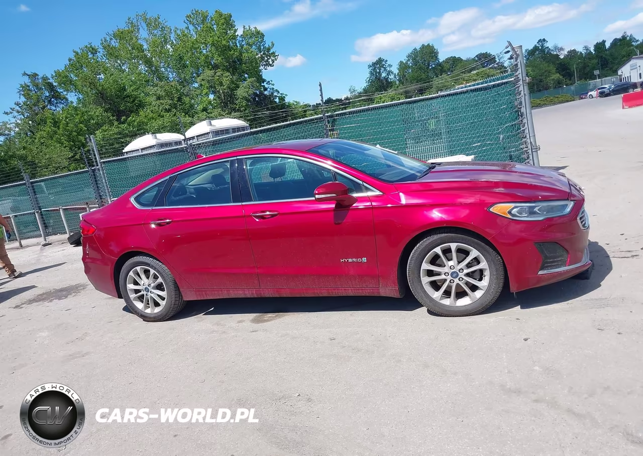 2019 Ford Fusion Hybrid Sel VIN:3FA6P0MUXKR146997 - 13